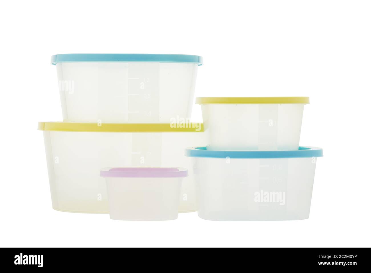 Cristallo Plastique Pot De Stockage Transparente 1,2 L Avec