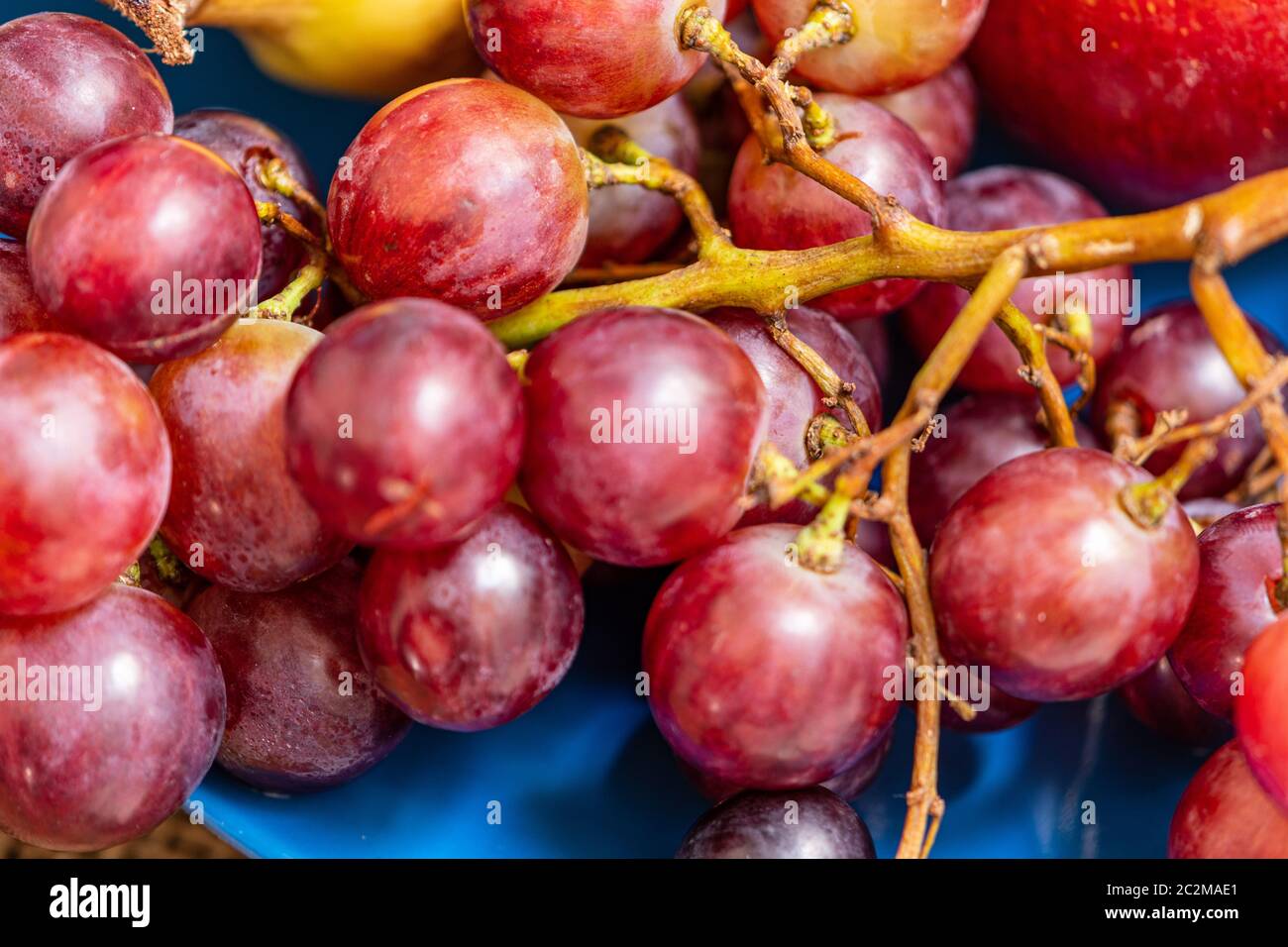 Raisins frais pour un dessert naturel riche Banque D'Images