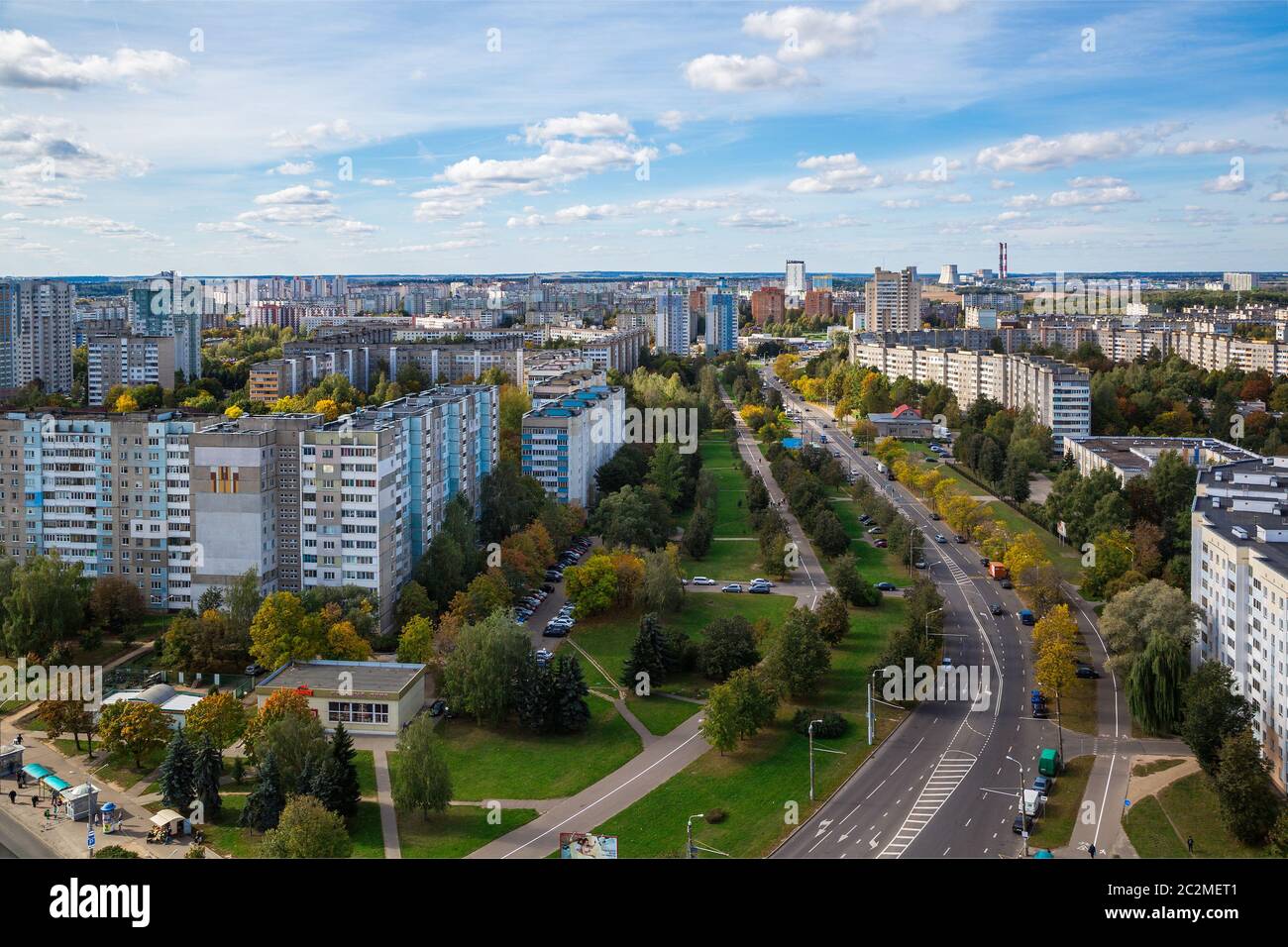 Minsk, architecture Banque D'Images