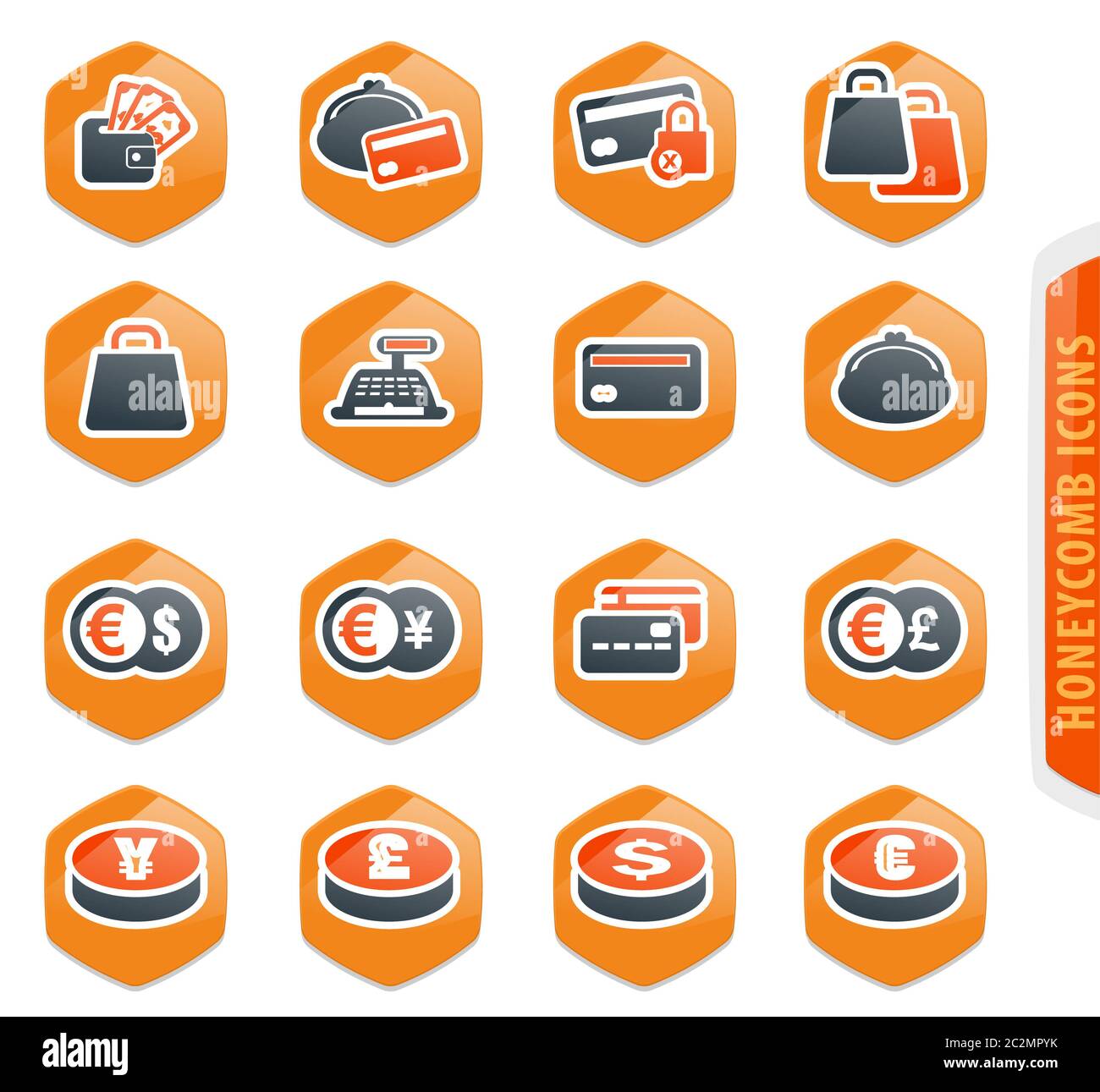 E-commers icônes vectorielles pour la conception d'interface utilisateur Banque D'Images