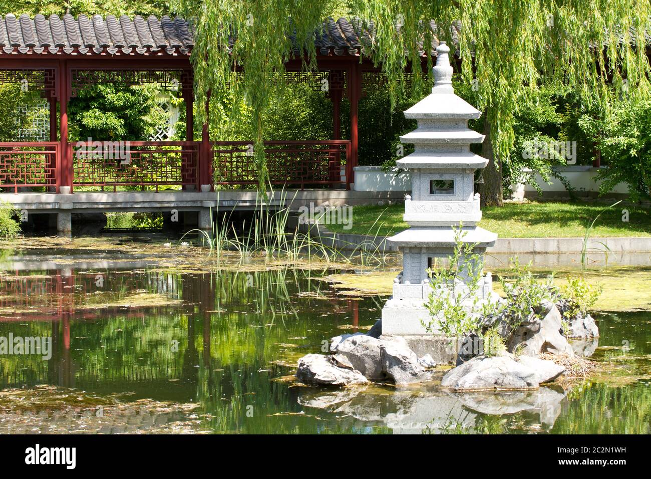 Zone de loisirs Marzahn 002. Allemagne Banque D'Images