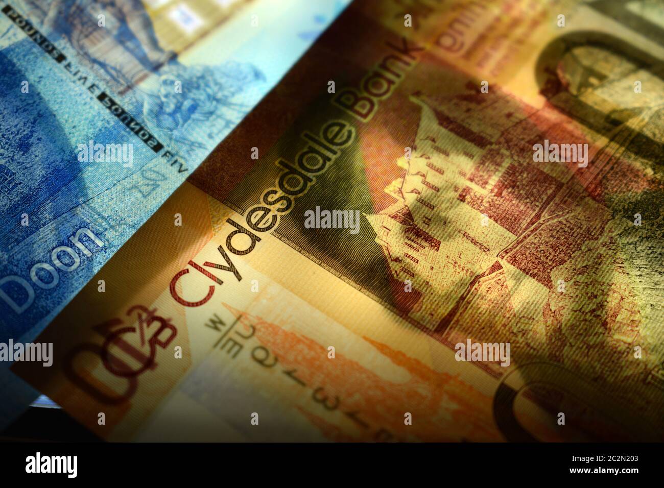 Gros plan sur Pund Scots Banque D'Images