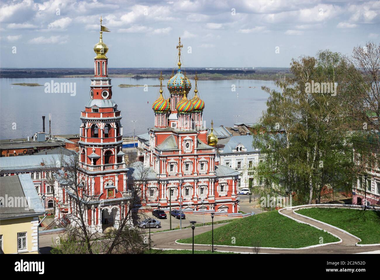 Cathédrale de la Sainte Vierge Marie. Russie. Nijni Novgorod Banque D'Images