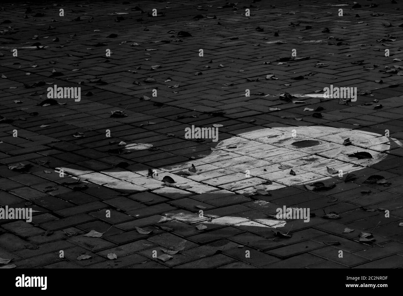 Yin et Yang traditionnels Banque D'Images