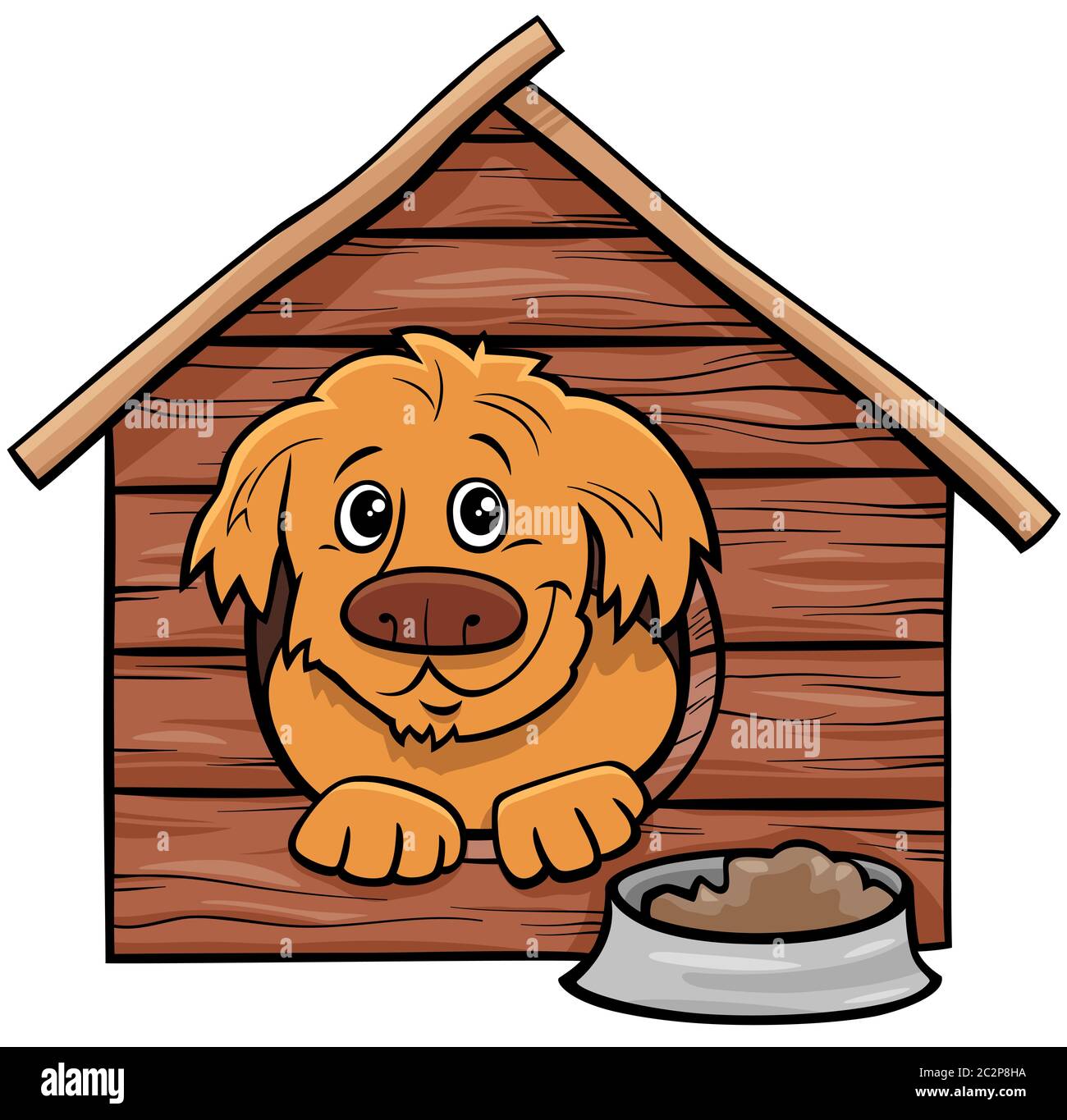 personnage de bd animal chien de la région Banque D'Images