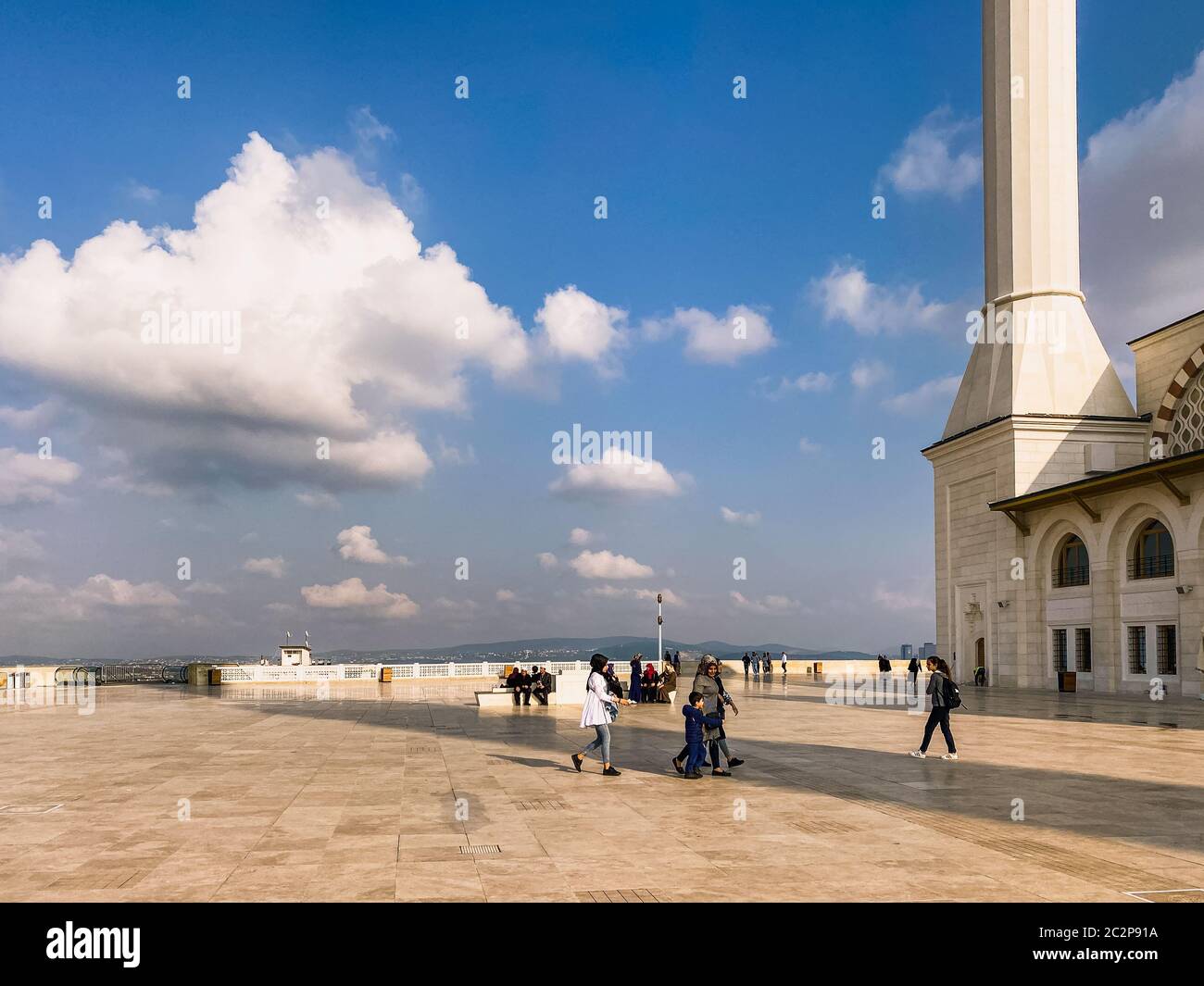 30 octobre 2019. Mosquée Camlica d'Istanbul. Camlica turque Camii. La plus grande mosquée de Turquie. La nouvelle mosquée et la plus grande moi Banque D'Images