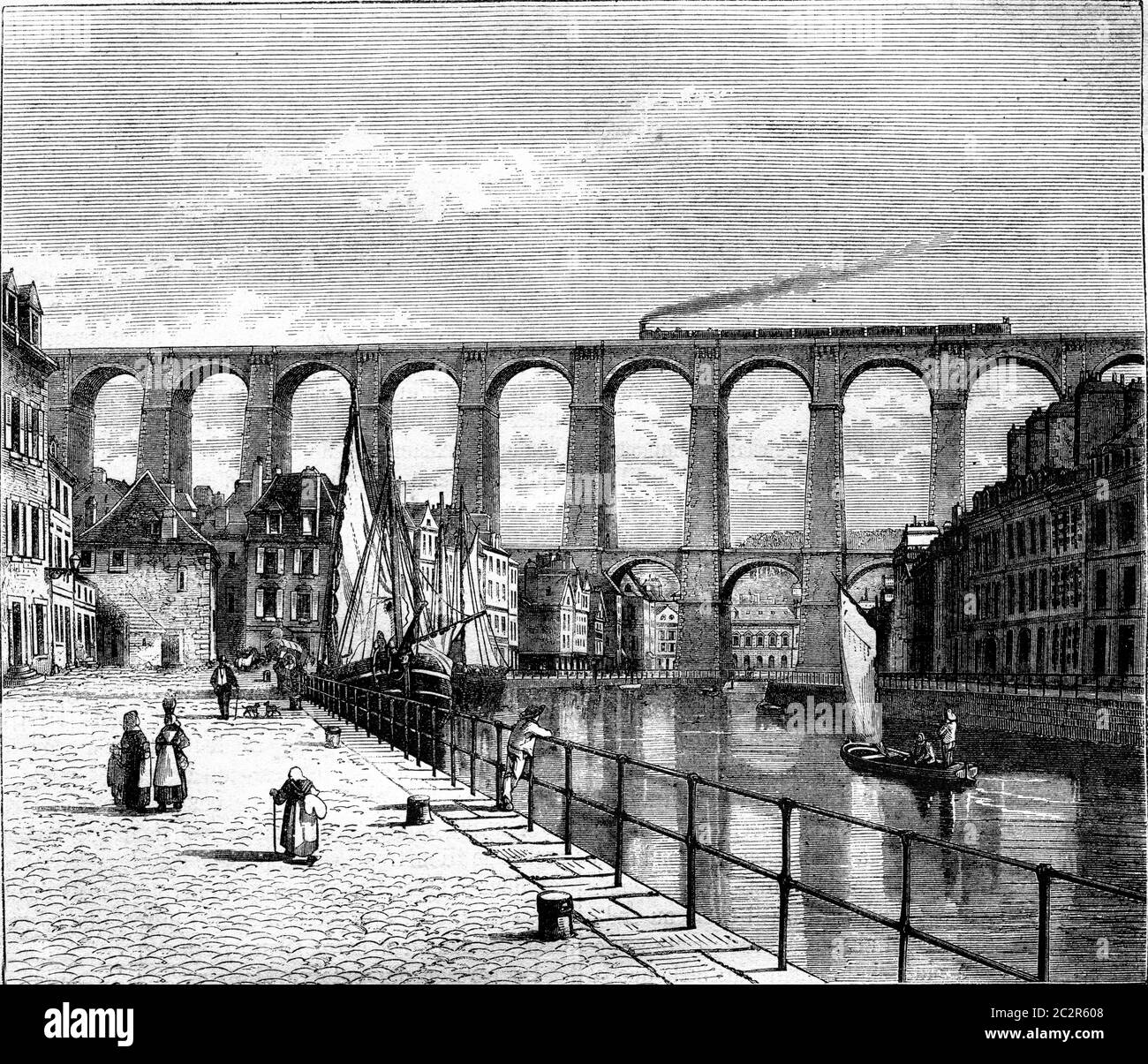 Viaduc De Morlaix Banque D images Noir Et Blanc Alamy viaduc-de-morlaix-banque-d-images-noir-et-blanc-alamy