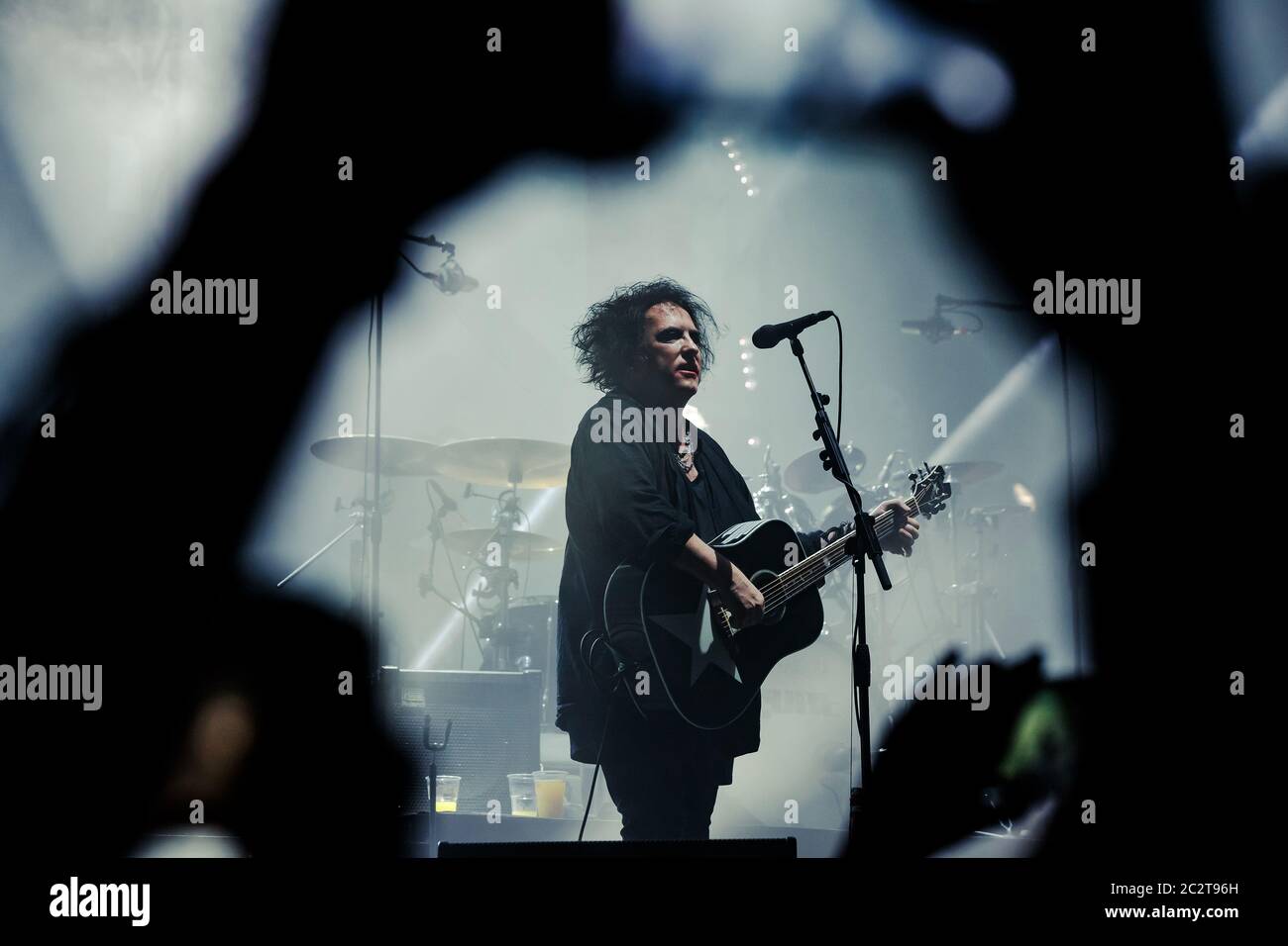 Zagreb, Croatie - 26 juin 2019 : La Cure effectue sur le 14e festival INmusic situé sur le lac Jarun à Zagreb, Croatie. Banque D'Images