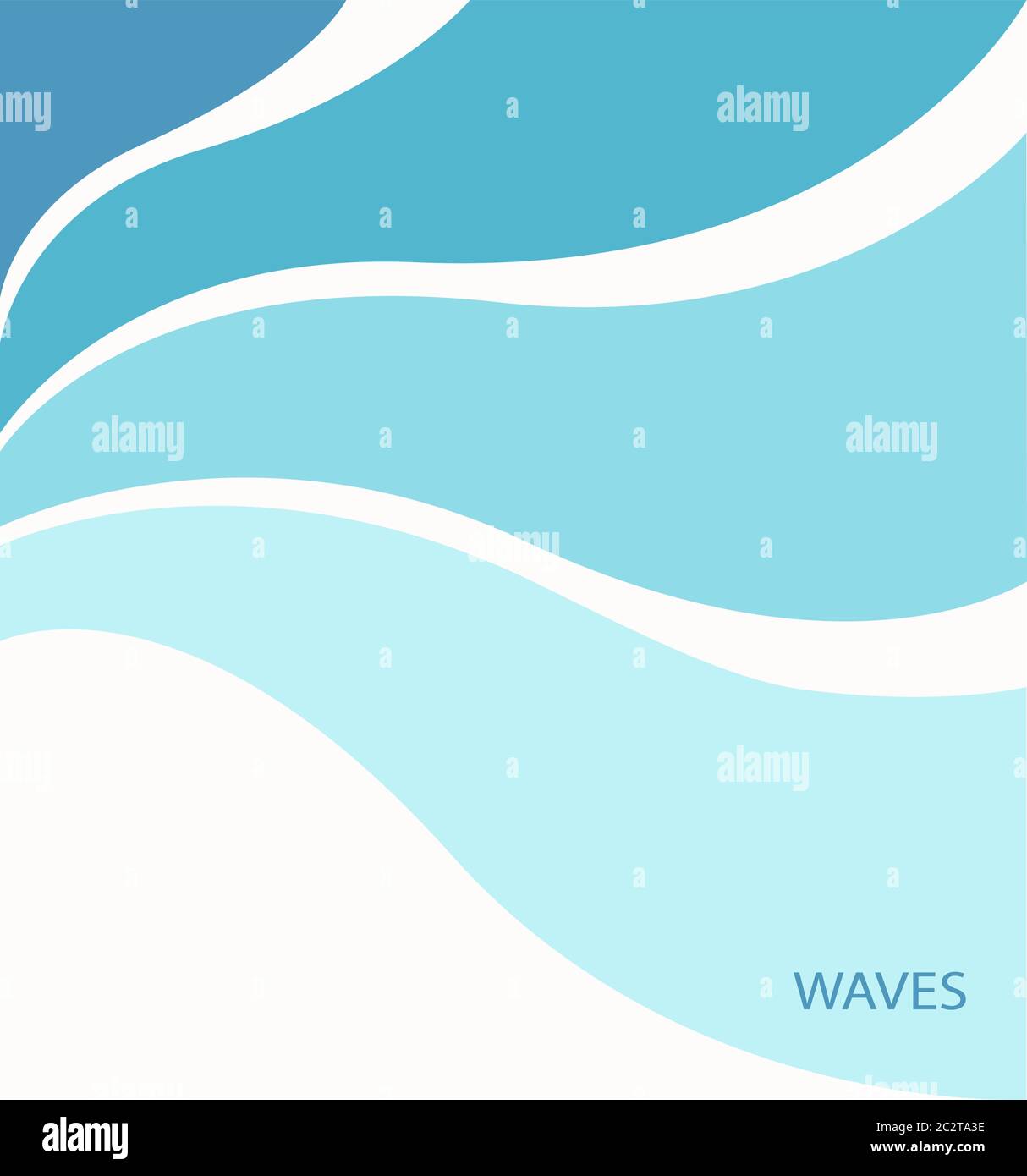 Motif abstrait Water Wave logo. Illustration de Vecteur