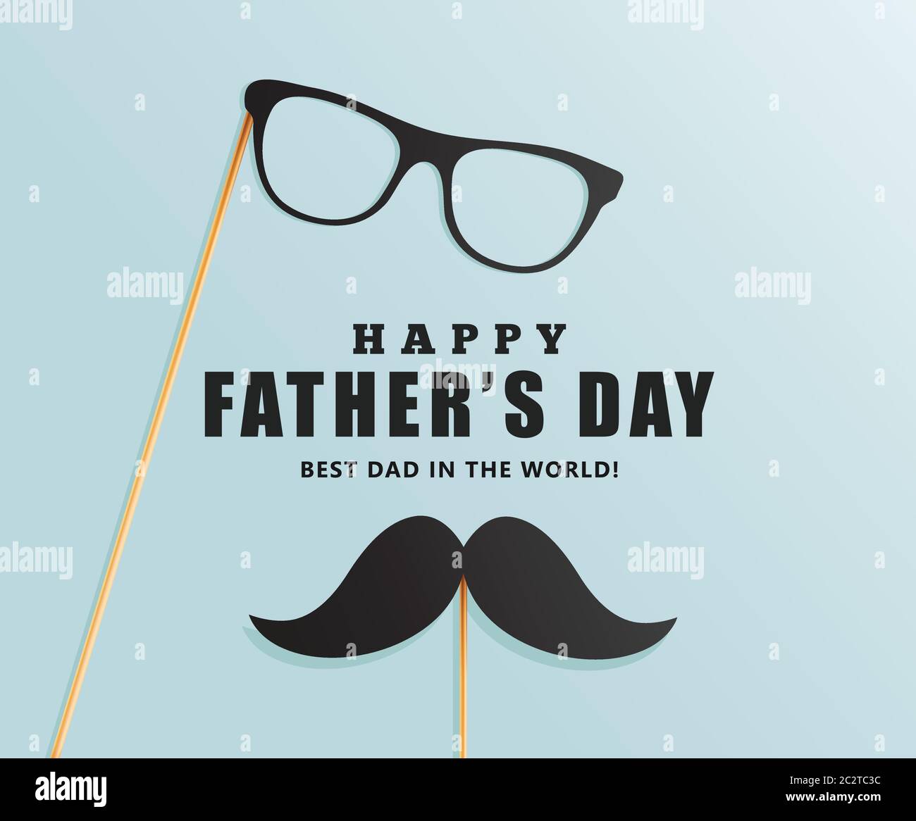 Illustration vectorielle de la fête du père heureux fond de la journée du père heureux illustration vectorielle.carte de fête du père heureux, design pour carte de vœux, poster. Illustration de Vecteur