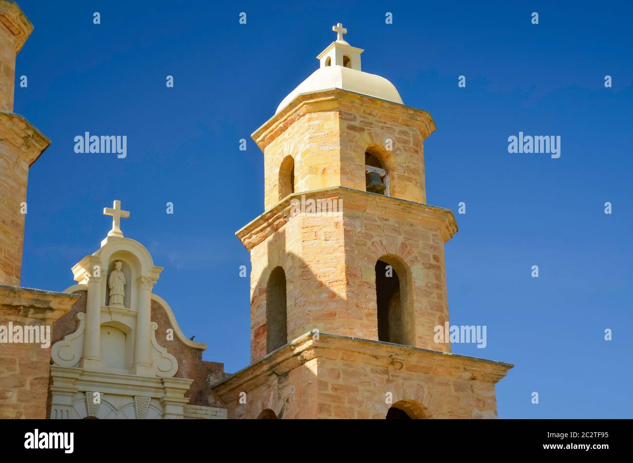 La cathédrale St Francis Xavier, située dans la ville côtière de Geraldton, en Australie occidentale, a été construite par étapes entre 1916 et 1938, l'architecte John Hawes Banque D'Images