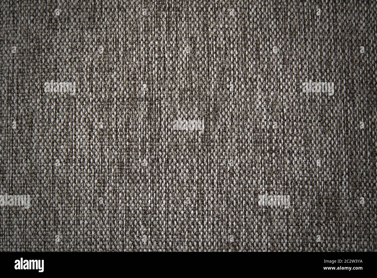 Texture de tissu gris, arrière-plan. Texture textile grise avec vignette. Banque D'Images