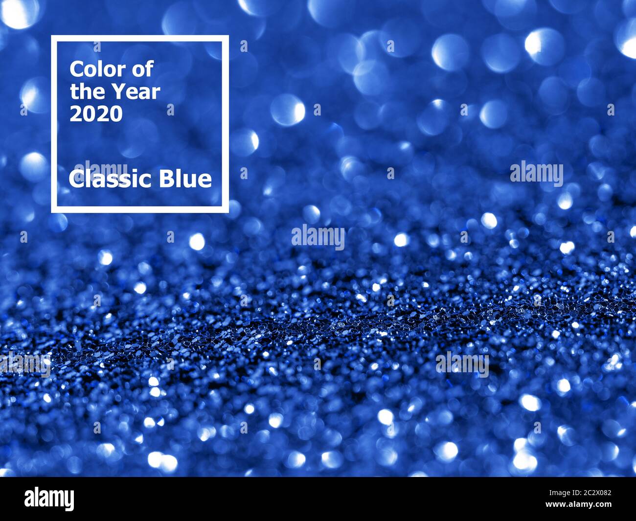 Couleur de fond bleu classique de l'année 2020 Banque D'Images