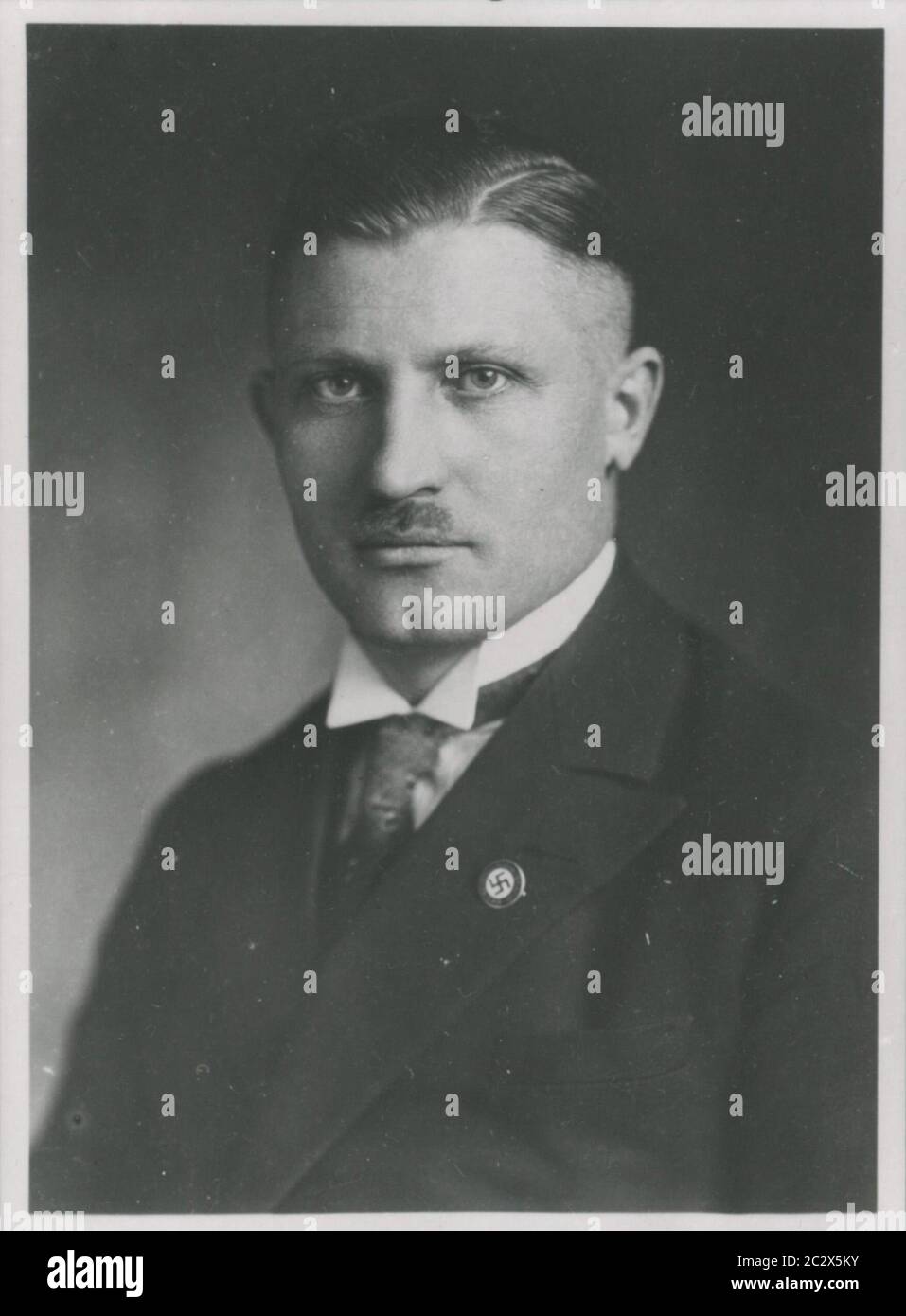 Gauleiter Hildebrand - portrait Heinrich Hoffmann photographies 1933 photographe officiel d'Adolf Hitler, et un politicien et éditeur nazi, qui était membre du cercle intime d'Hitler. Banque D'Images