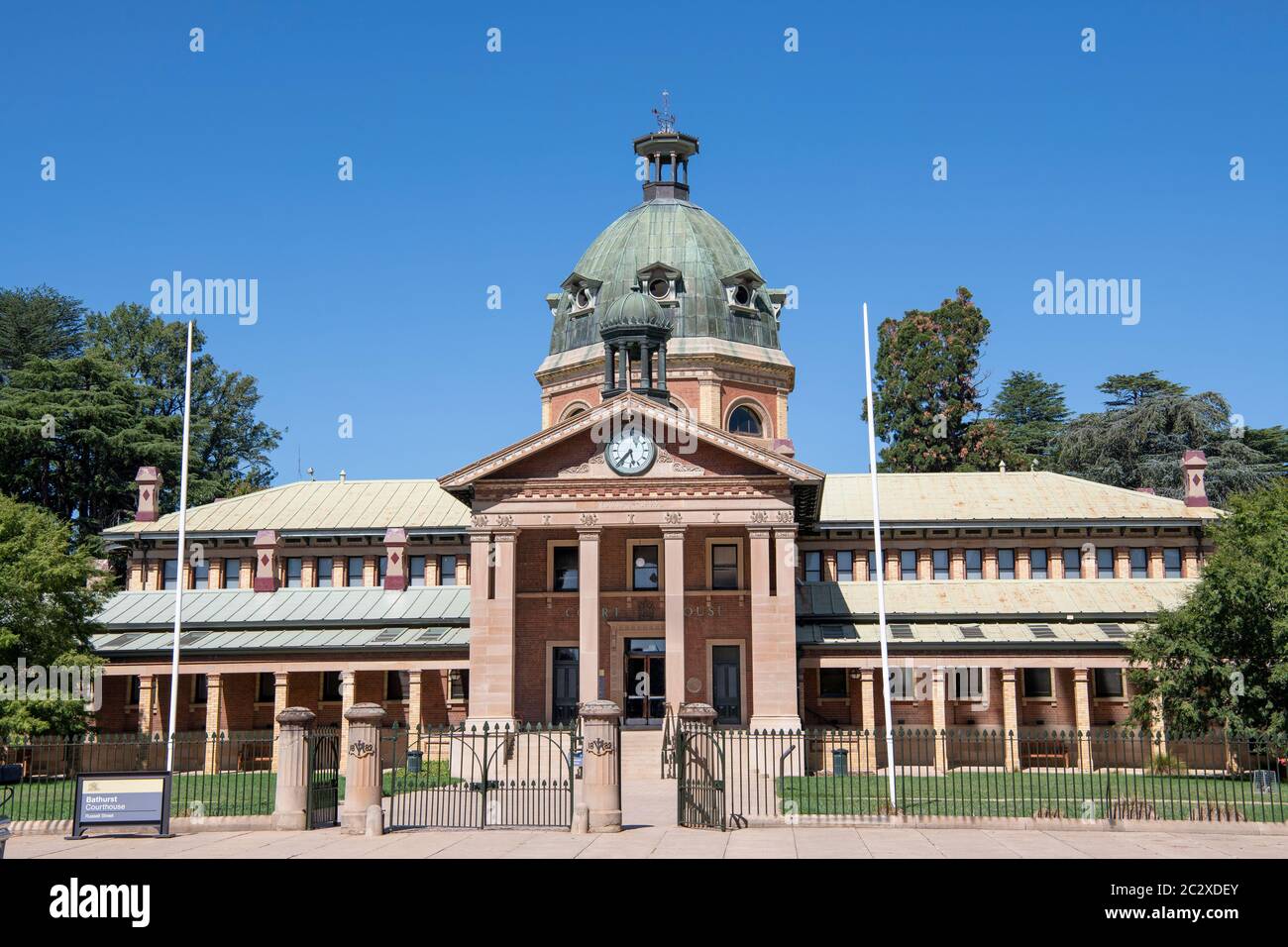 The court House Bathurst, Nouvelle-Galles du Sud, Australie Banque D'Images