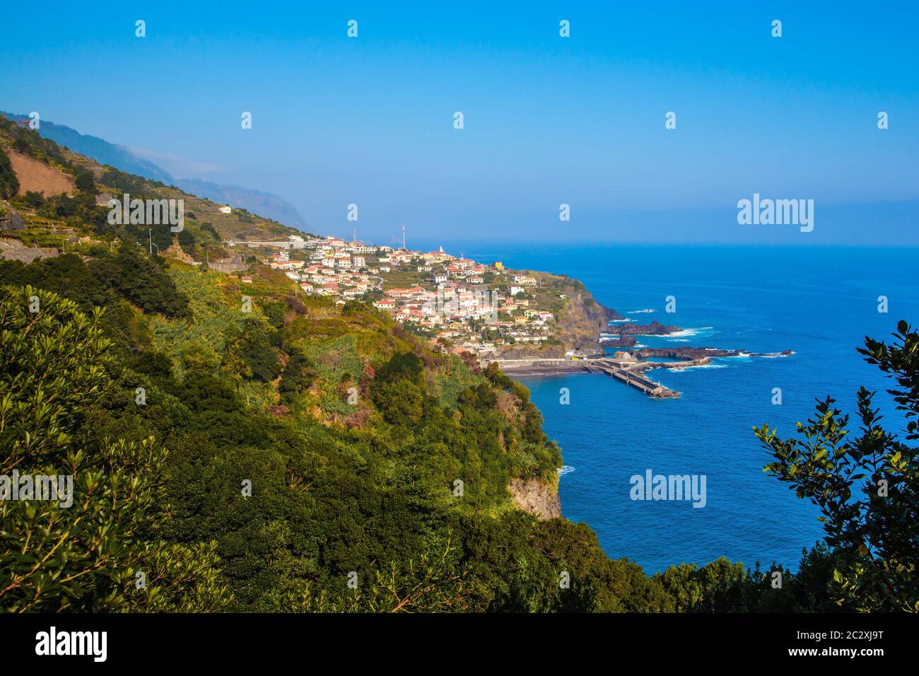 L'île tropicale magique de Madère Banque D'Images