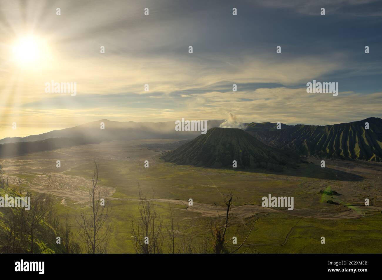 Le mont Bromo est un endroit magnifique pour profiter de mon après-midi avec vous Banque D'Images