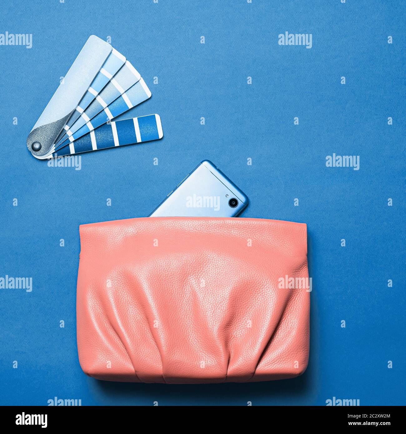 Couleur de l'année 2020 concept pour l'industrie de la mode Banque D'Images