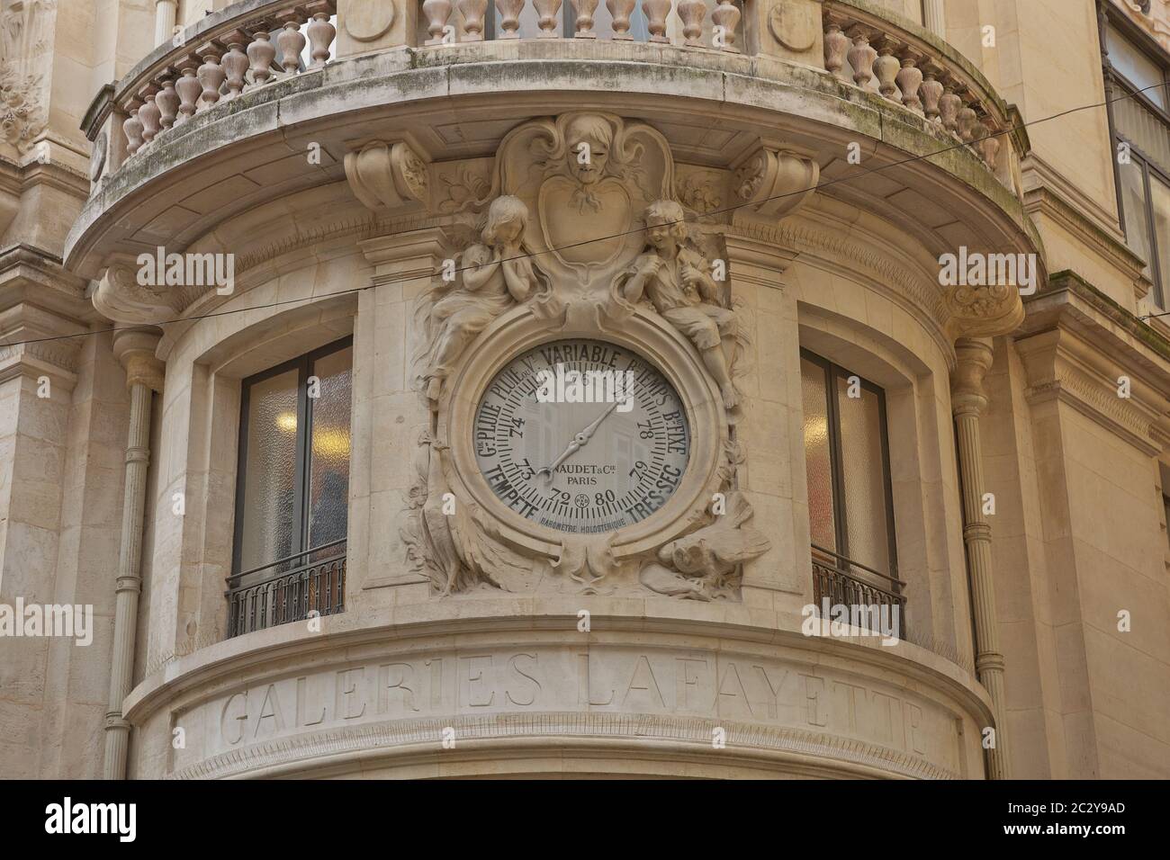 Bâtiments du centre historique de Bordeaux - France, Aquitaine Banque D'Images