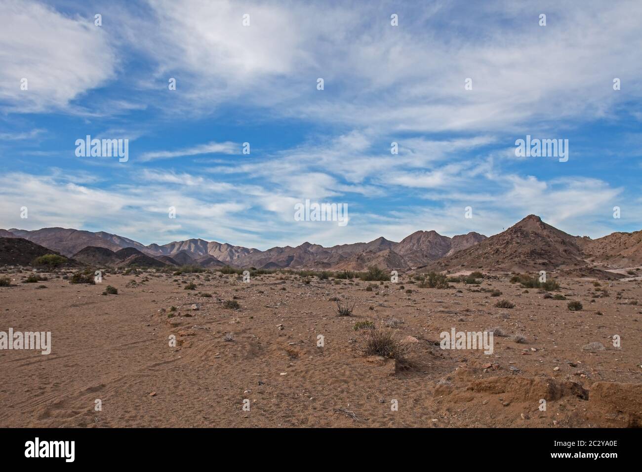 Scène de montagne du désert dans le parc national de Richtersveld 3896 Banque D'Images