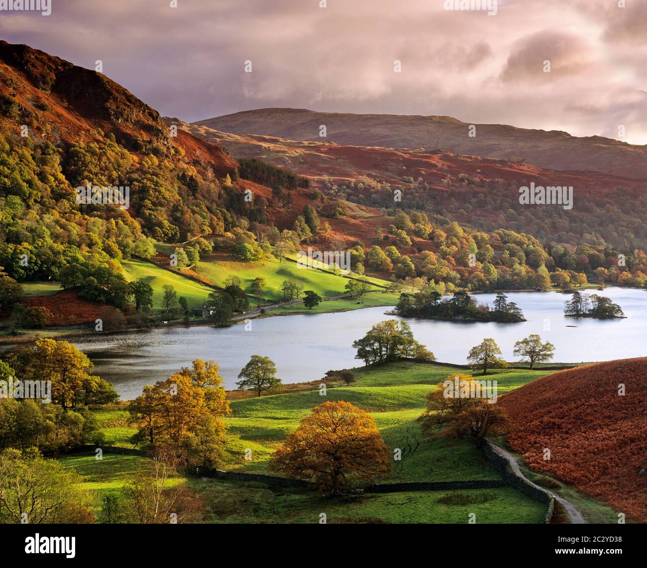 Rydal Water, Lake District, Cumbria, Royaume-Uni. Banque D'Images