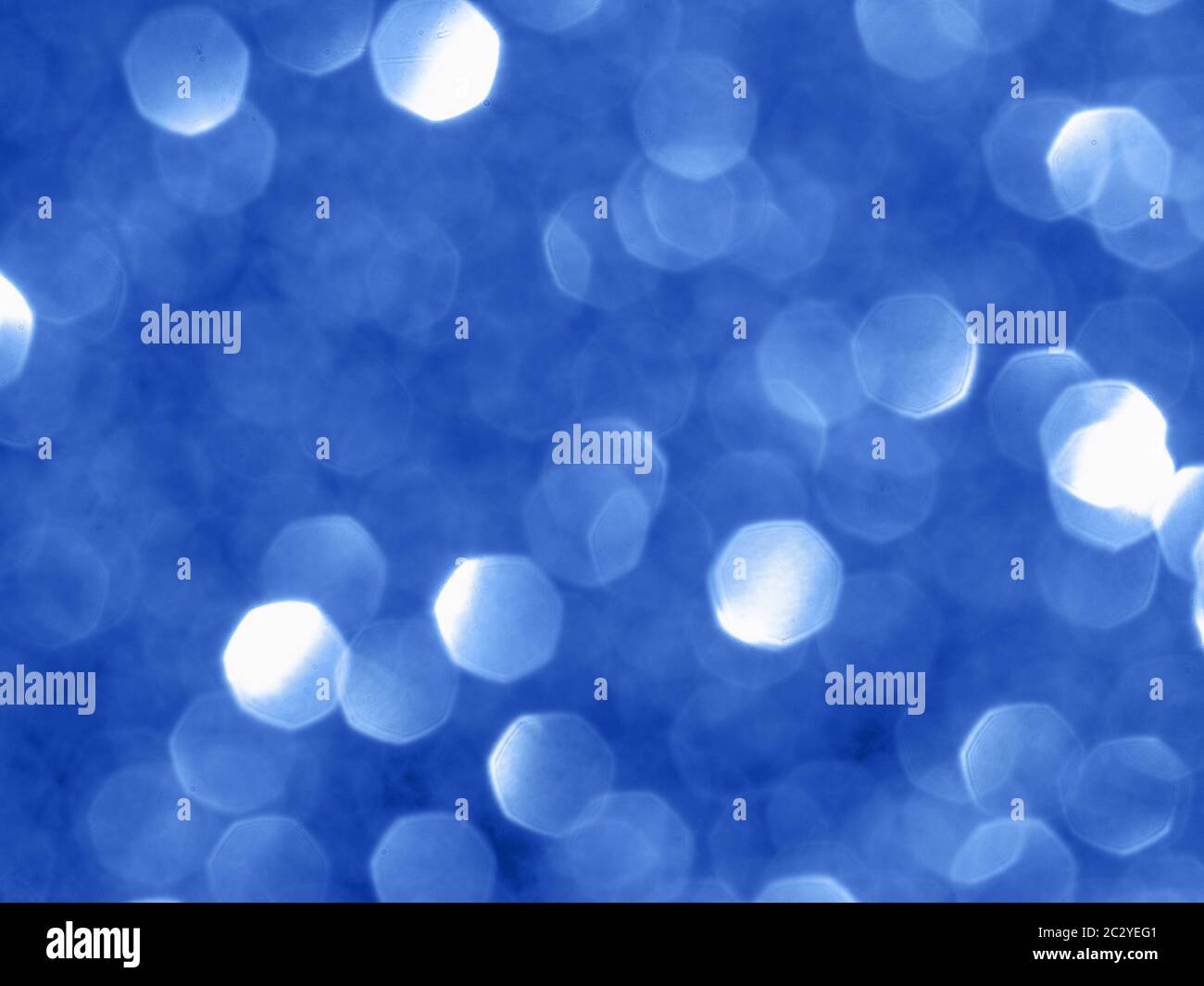 Couleur de fond bleu bokeh classique de l'année 2020 Banque D'Images