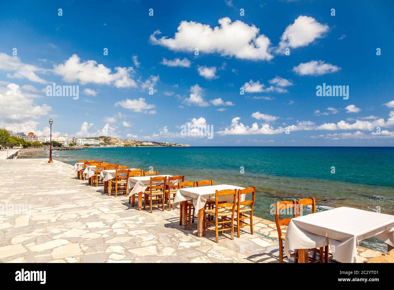 Ierapetra, ville la plus méridionale d'Europe, en Crète, Grèce, Europe. Banque D'Images