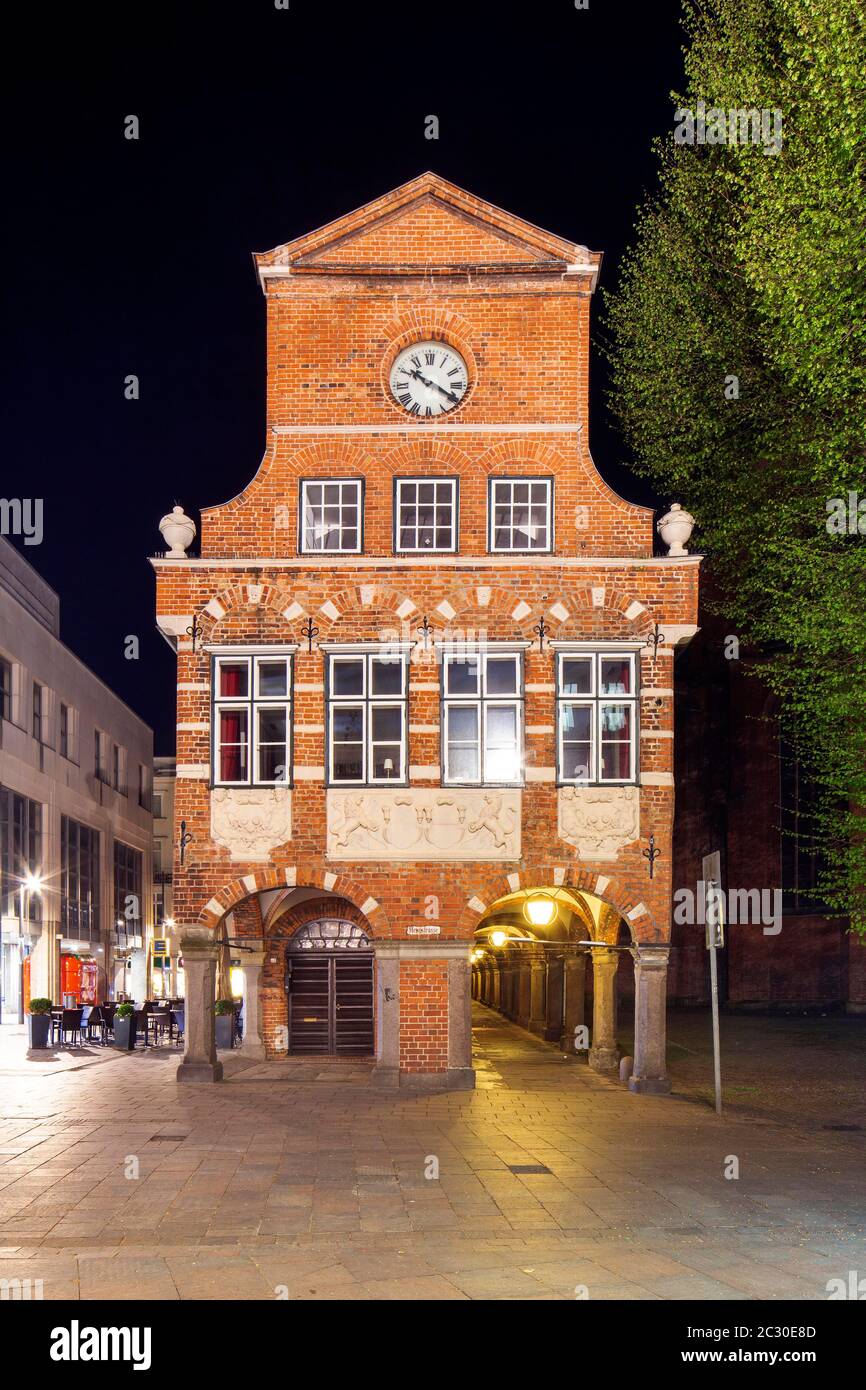 Cabinet d'avocats ou Schriverie, Luebeck, Schleswig-Holstein, Allemagne Banque D'Images