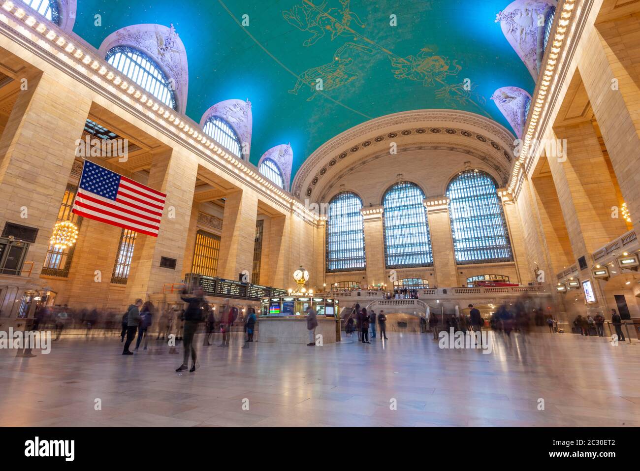 Vue intérieure de Grand Central Station, Grand Central terminal, Manhattan, New York City, New York State, Etats-Unis Banque D'Images