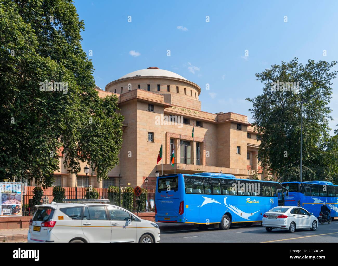 Le Musée national de l'Inde, New Delhi, Delhi, Inde Banque D'Images