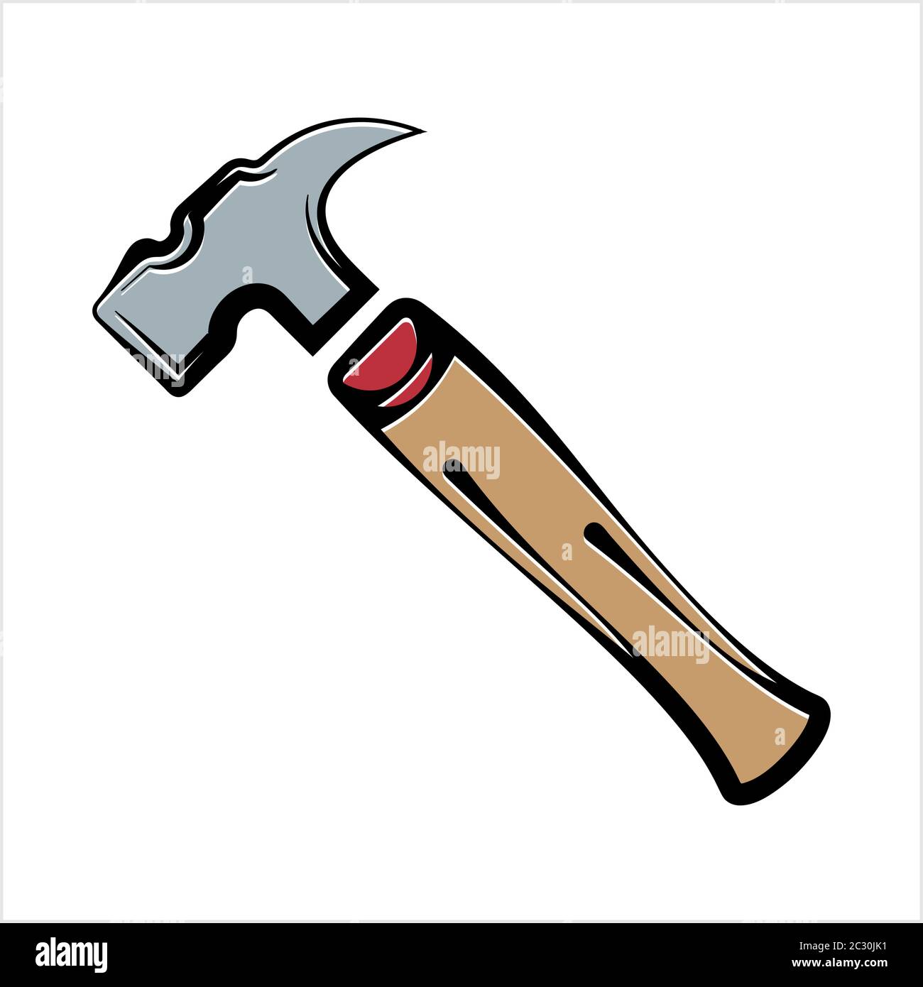 Icône marteau, illustration de l'illustration Tool Design Vector Art Image  Vectorielle Stock - Alamy