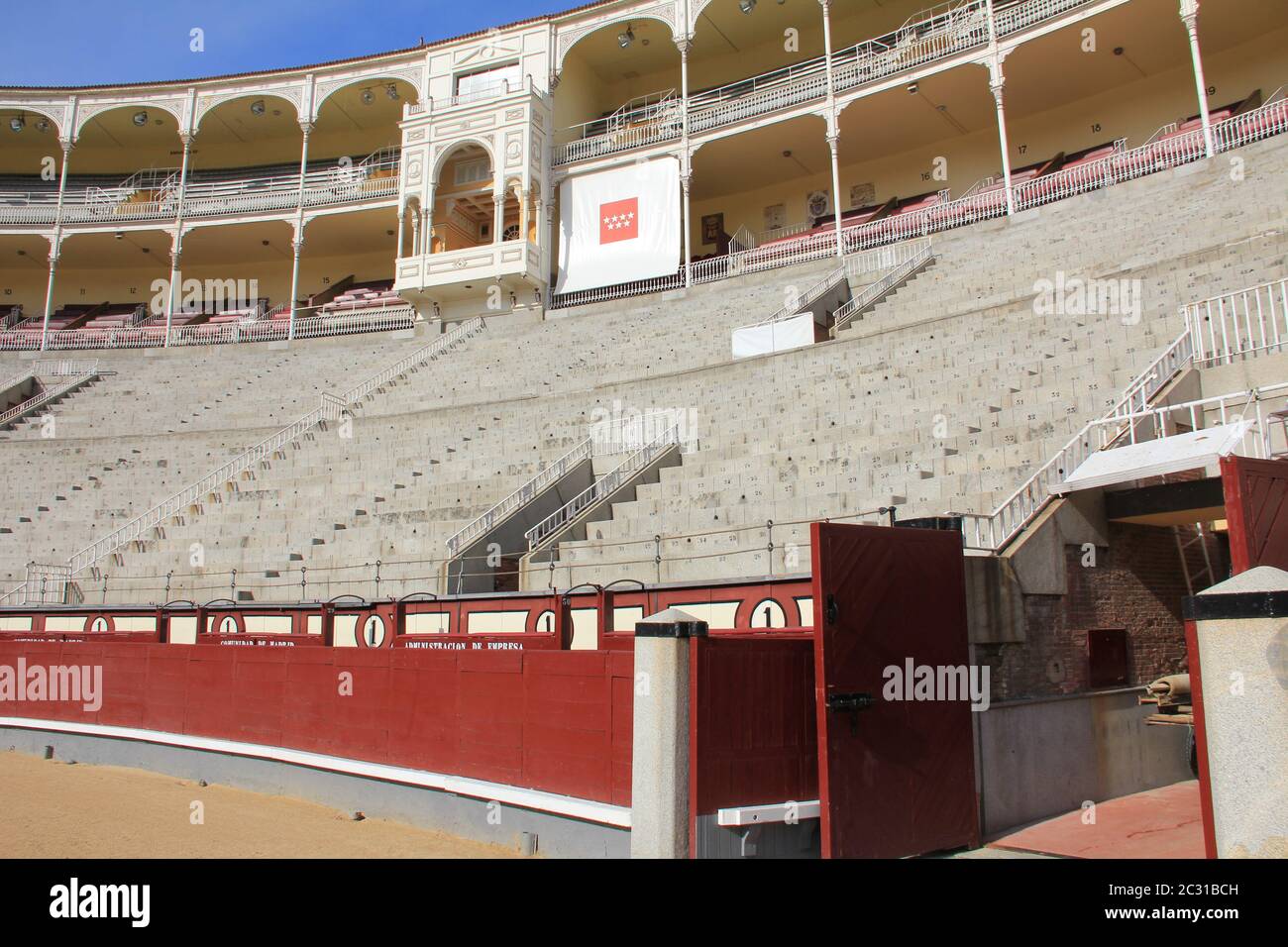 La plaza de toros de Las Ventas, Madrid Banque D'Images