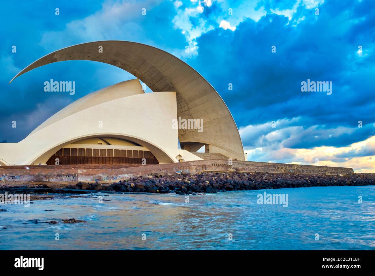 Auditorio de Tenerife, Santa Cruz de Tenerife, Canaries, Espagne Banque D'Images