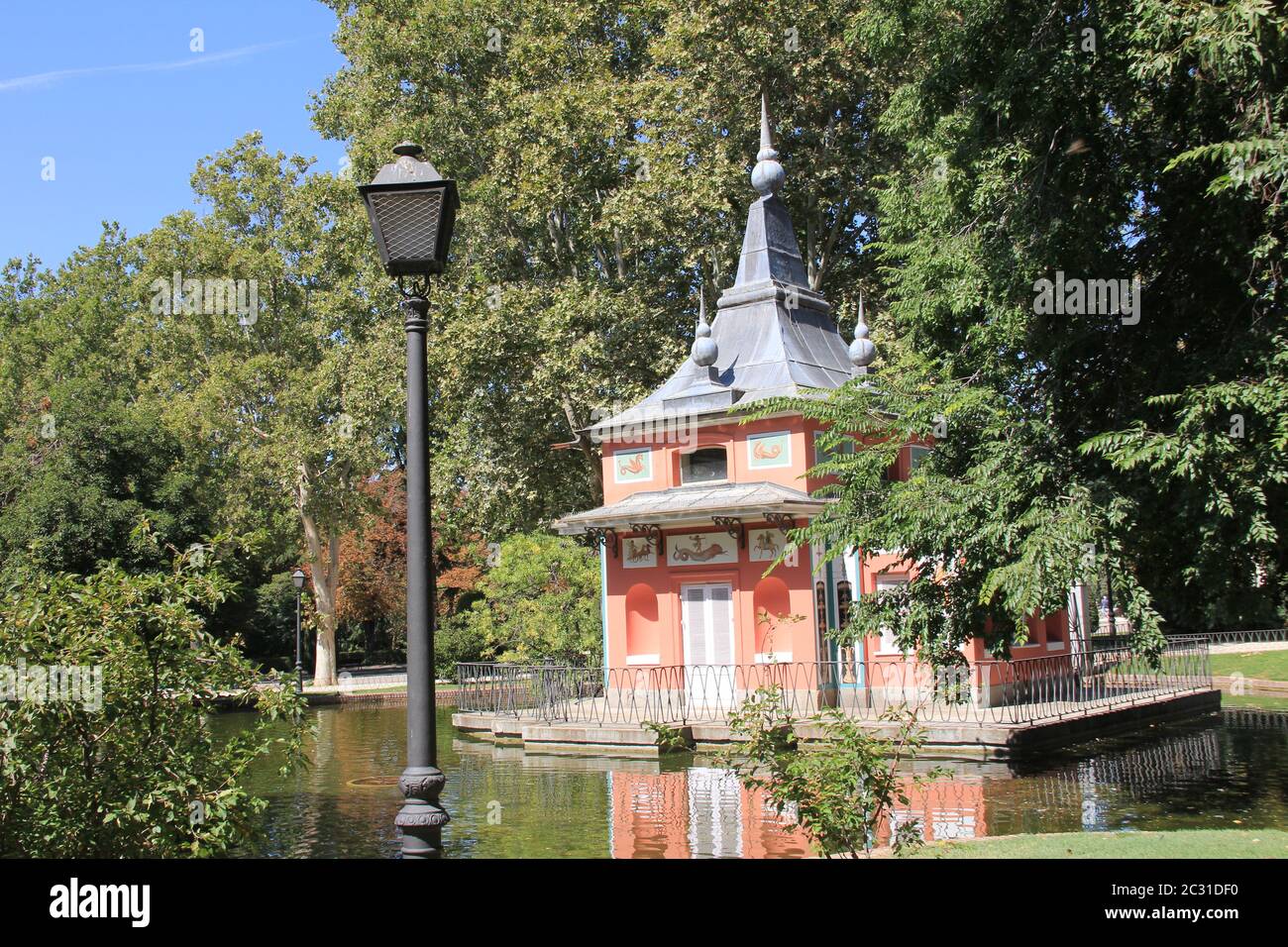 Parque del Buen Retiro, Madrid Banque D'Images