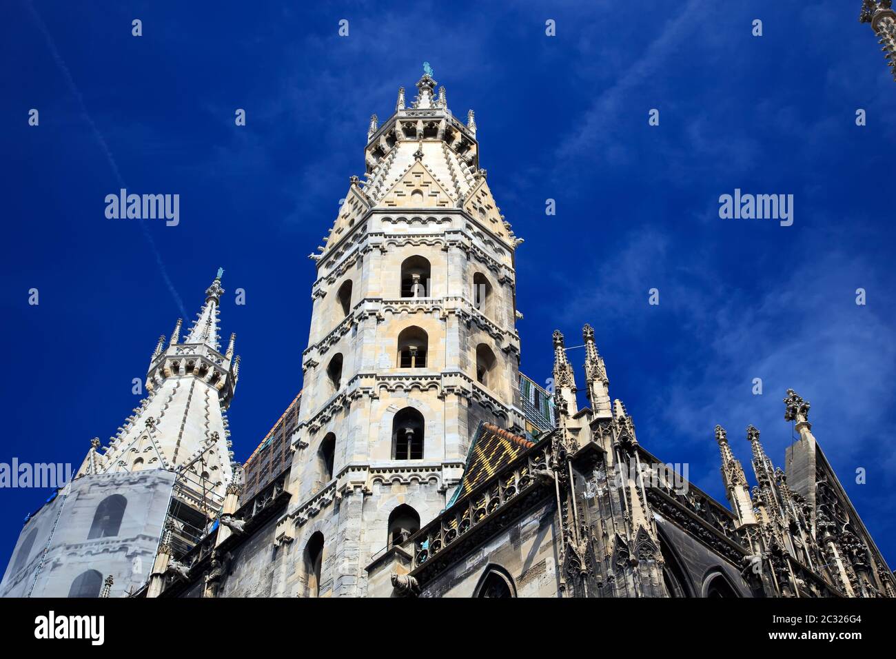 La cathédrale St Stephan à Vienne Banque D'Images