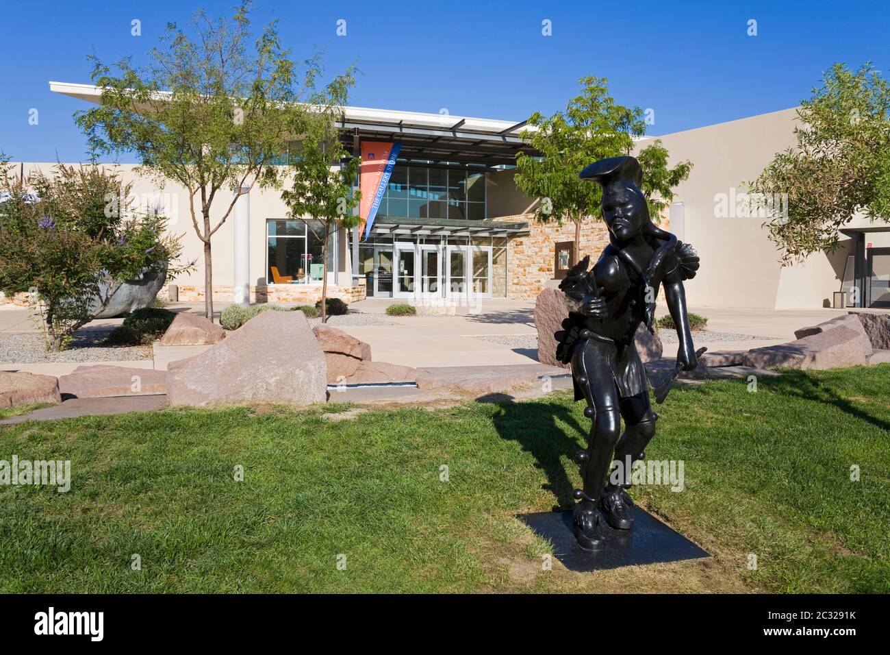 « The Dancer » au musée d'art et d'histoire d'Albuquerque, Nouveau-Mexique, États-Unis Banque D'Images