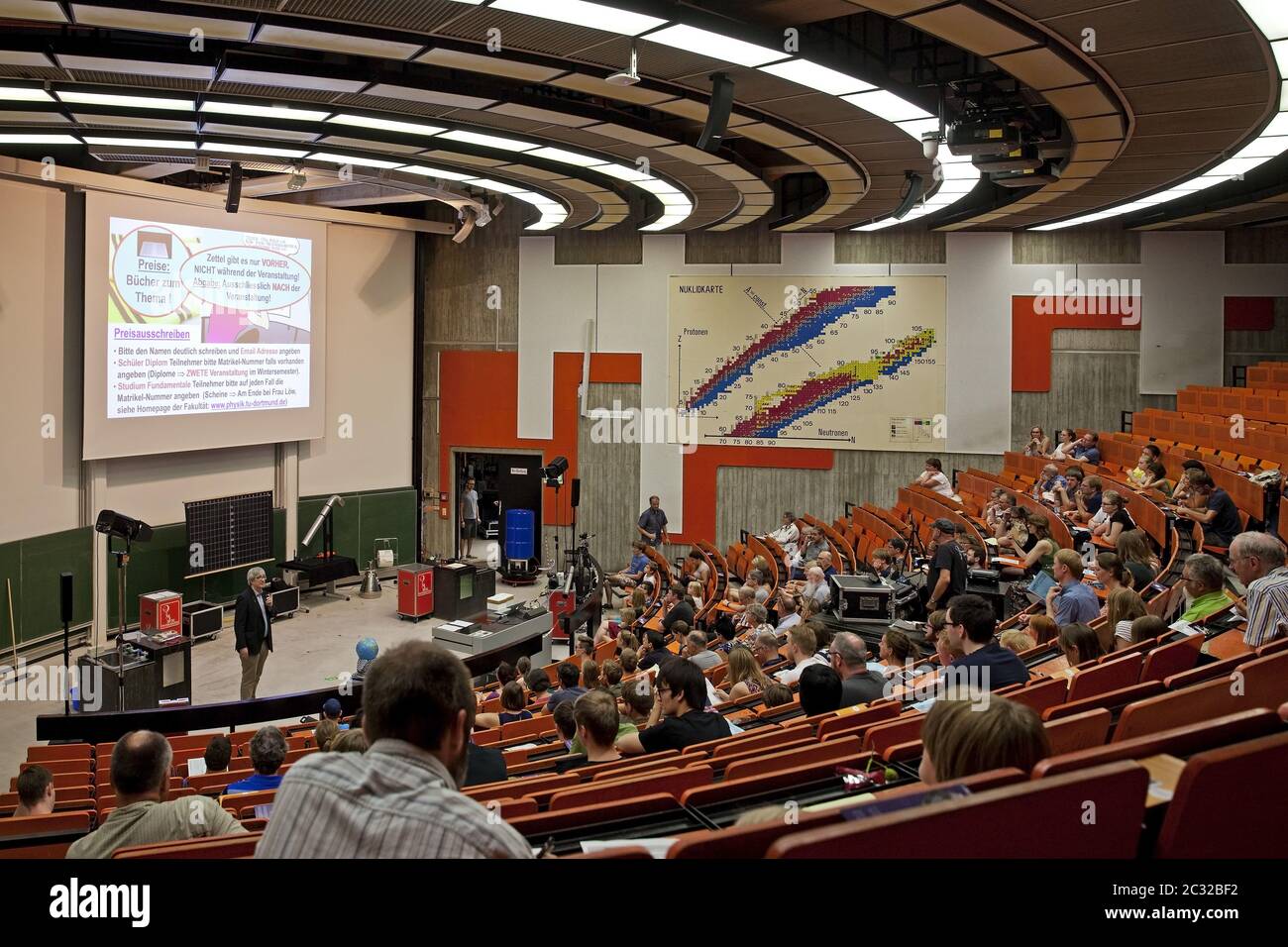 Conférence à l'Université de tu Dortmund, Université technique, Dortmund, région de Ruhr, Allemagne, Europe Banque D'Images