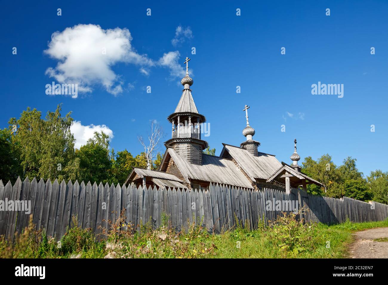 Ancienne église russe d'ortodox Banque D'Images