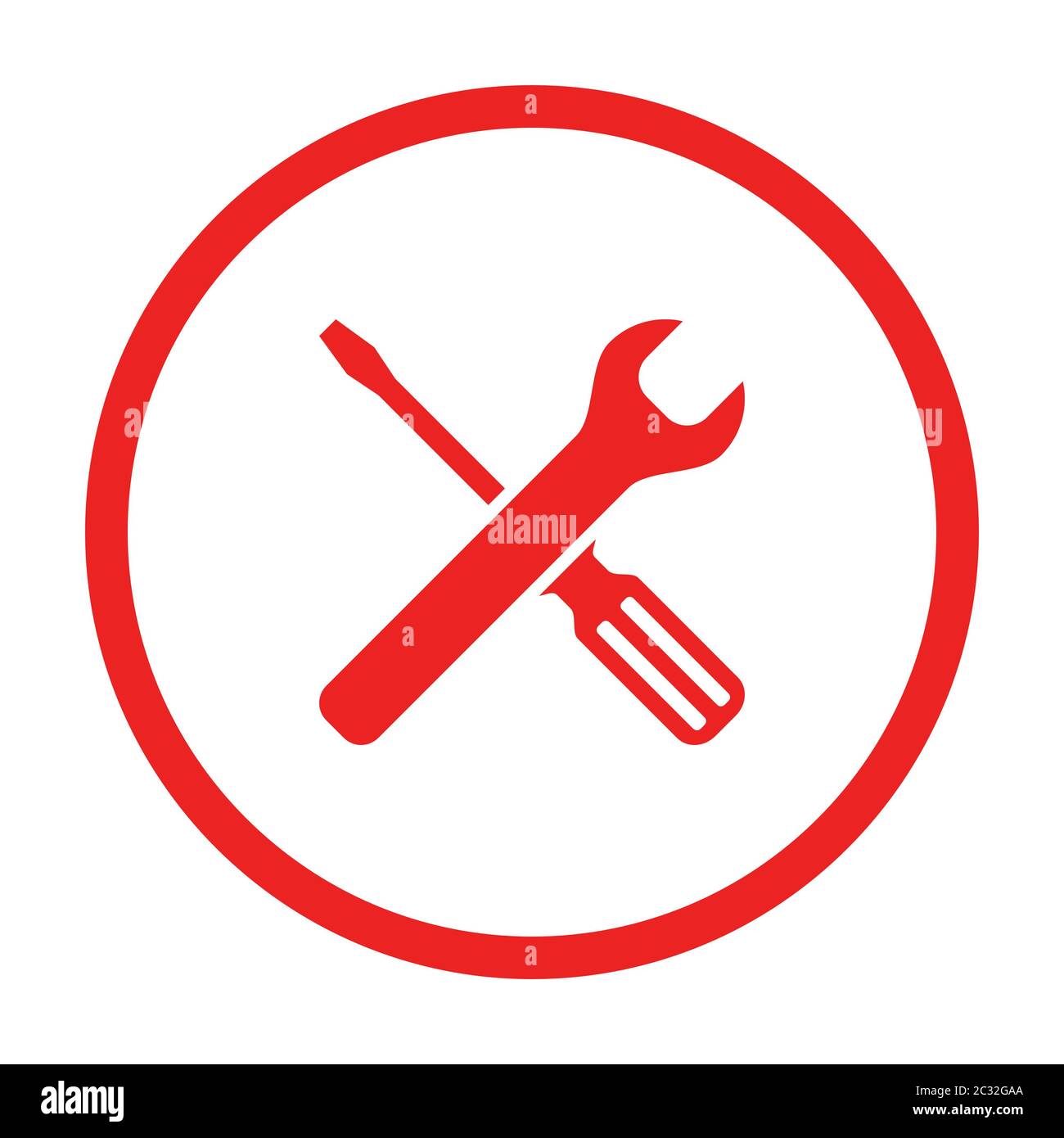 Cercle et outils Banque D'Images
