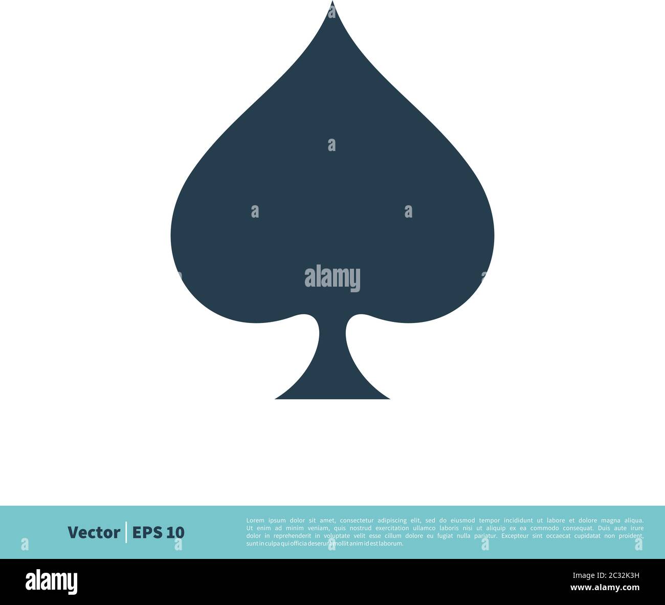 Chat de carte de poker icône Vector logo modèle Illustration Design. Vecteur EPS 10. Illustration de Vecteur