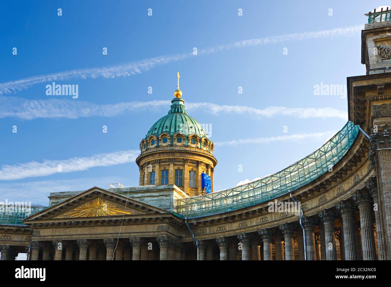 La Cathédrale de Kazan, Saint-Pétersbourg, Russie Banque D'Images