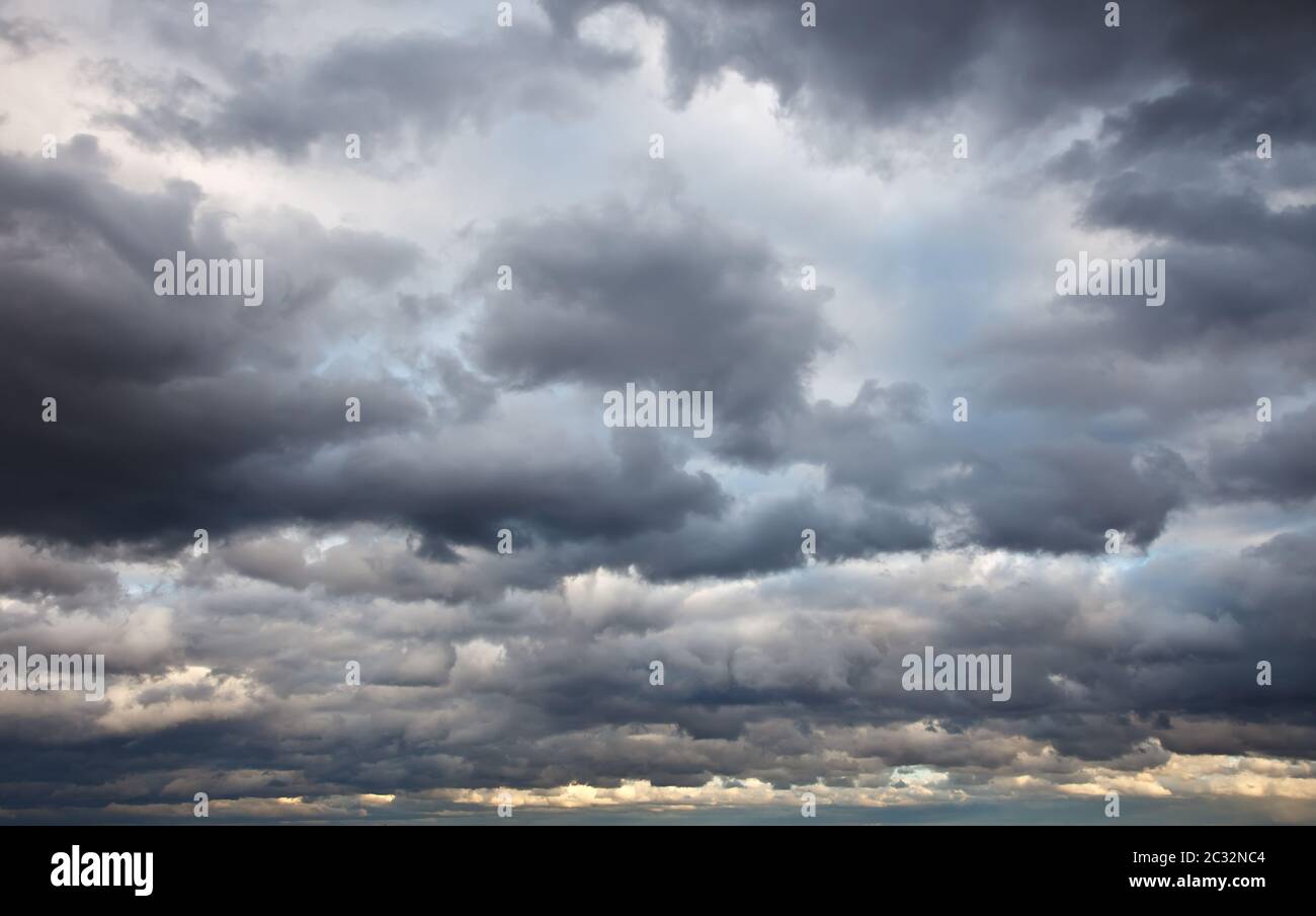 ciel orageux Banque D'Images