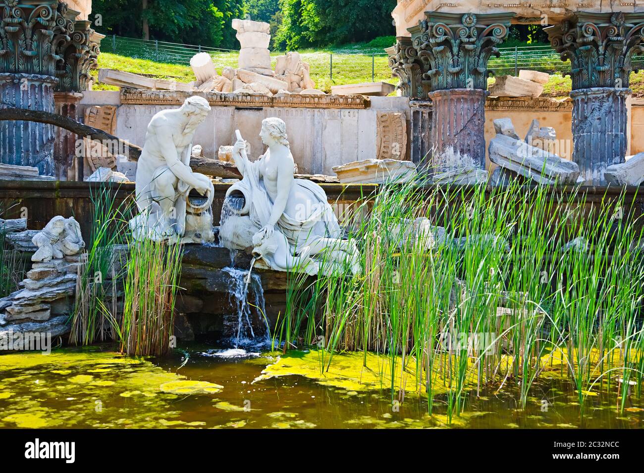 Fontaine de Schönbrunn, Vienne Banque D'Images