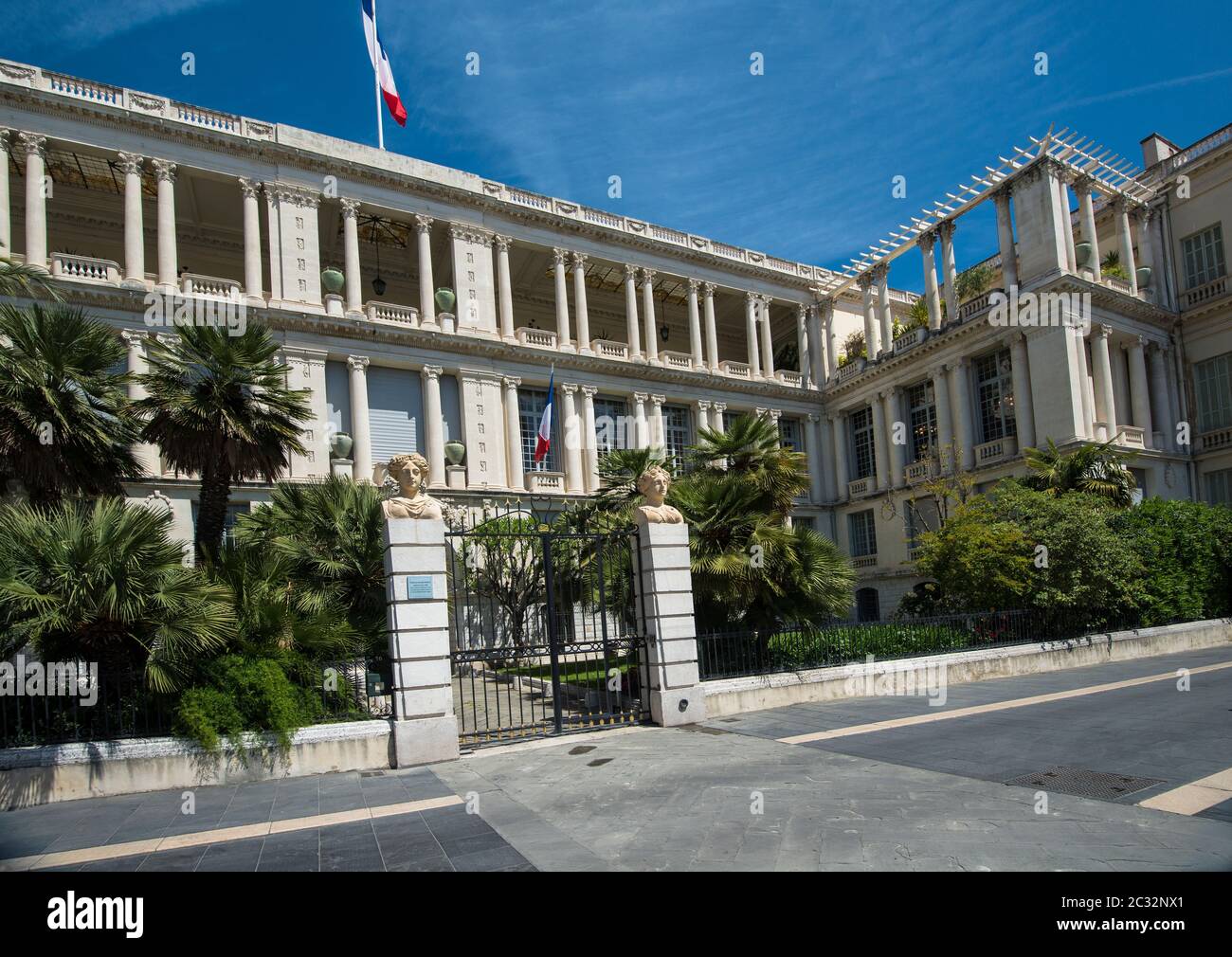 Palais de la Préfecture, ancien Palais Royal des Ducs de Savoie, Nice, Côte d'Azur, France Banque D'Images