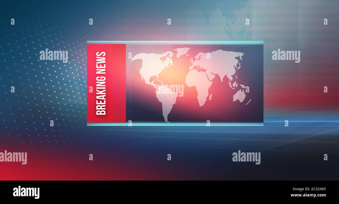 Une technologie graphique abstraite avec un cadre d'informations de pointe au centre, un espace studio de haute technologie et moderne Banque D'Images