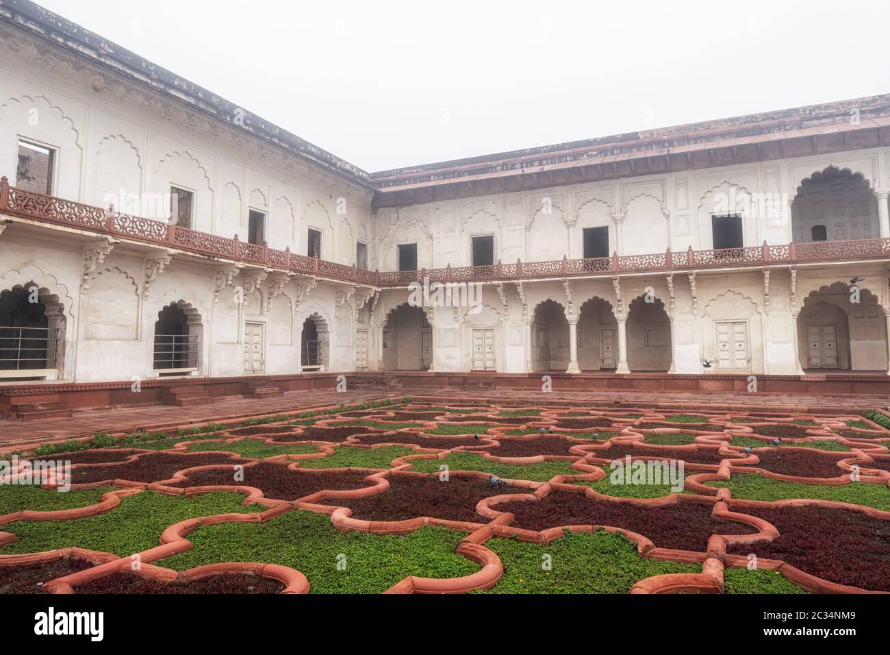 agra fort anguri bagh Banque D'Images
