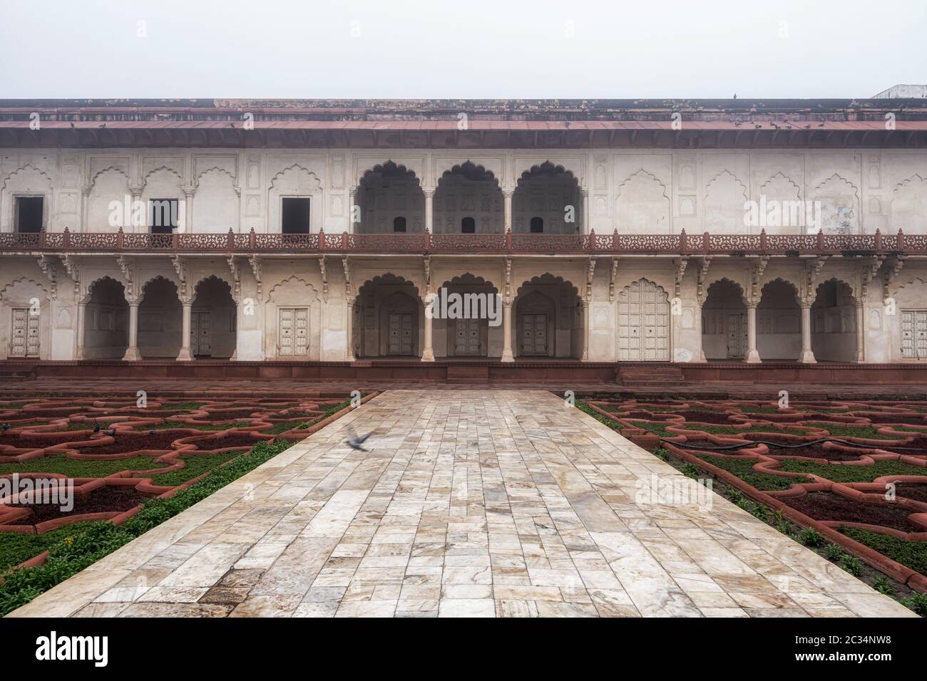 agra fort anguri bagh Banque D'Images