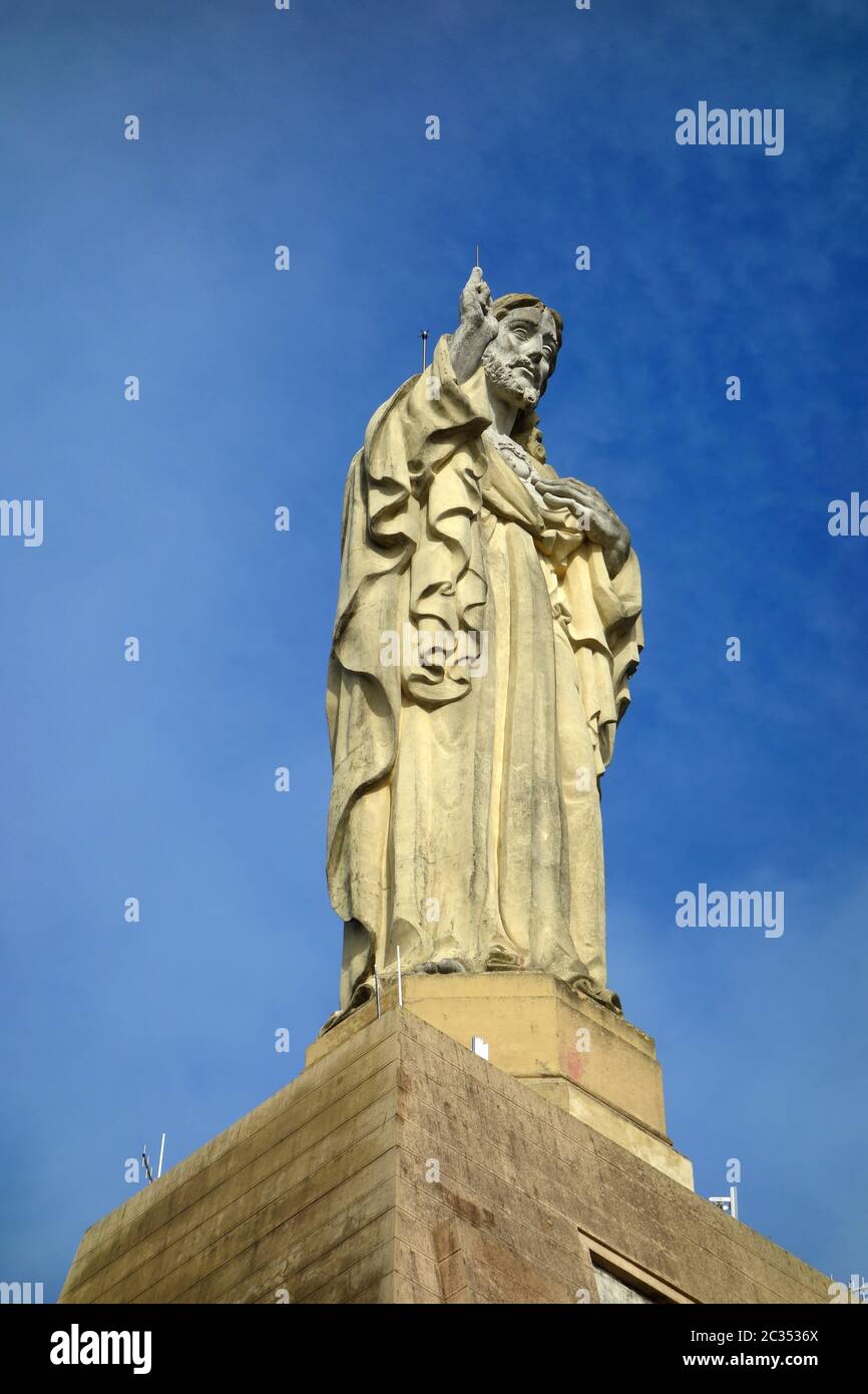 Statue du Christ à San Sebastian Banque D'Images