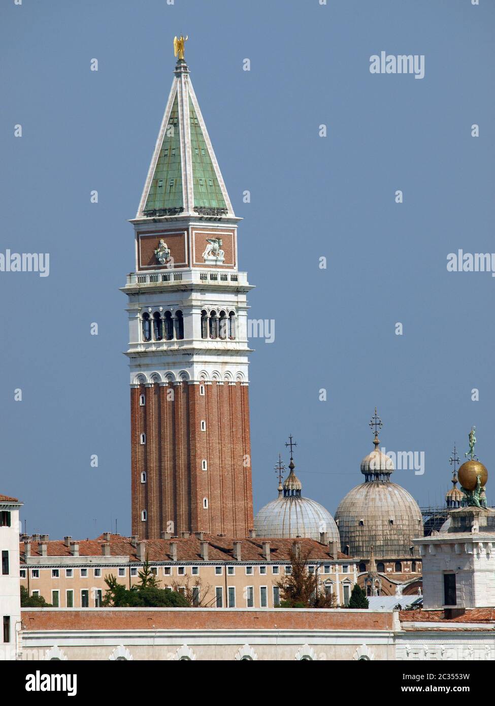Venise vue du canal de la Giudecca. Banque D'Images