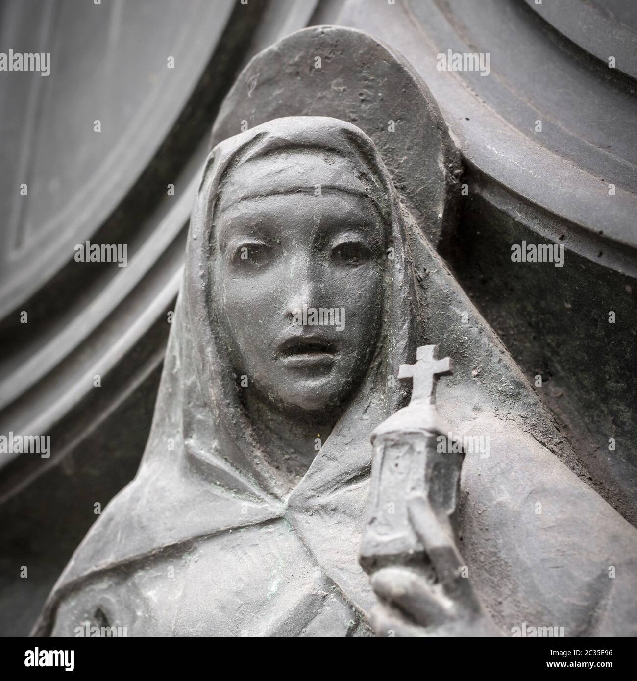Statue de sainte Notre Dame Banque D'Images